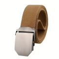 New Men's Belt Universal Simple Outdoor Casual Jeans Waist Belt Breathable Waist Belt Alloy Buckle Weaving Wear resistant Belts.