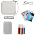 Instant Photo Printer Case for Fujifilm for Instax Mini Link 3 Smartphone Printer, Portable Printer Storage, Mesh Pocket for Min. 
