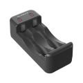 PUJIMAX Battery Charger 2 Slot Intelligent Fast Charge With Indicator For 1.2V NiMH NiCd AAA/AA Rechargeable Micro Jack. 