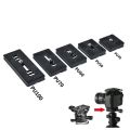 Universal Metal Quick Release Plate For Benro Arca Tripod Ballhead Camera Tripod Adapter Mount Plate Board PU 50-100.
