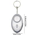 1PC 130DB Personal Security Alarm Emergency 130DB Security Alarm Keychain Personal Safety Devices With LED Light Buckle Key.