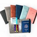 RFID Passport Cover PU Waterproof Travel Document Business Bandage Passport Holder Credit ID Card Wallet Multifunction Protector. 