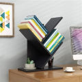 Tree-shaped bookshelf Desktop tree bookshelf 3-tier Bookcase Book rack. 