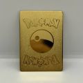 Pokemon CHARIZARD GX Gold metal card. 