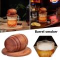 Wooden Whiskey Smoker Infuser Cocktail Smokings Bar Tool Kit Premium Spirits Infuser Perfect Birthday For Family Friends.
