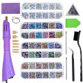 Hotfix Applicator DIY Hot Fix Rhinestone Applicator Wand Tool Kit with 2 Box Strass AAAAA Clear Glass Crystal Hot Fix Rhinestone. 