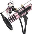 Handheld Microphone Phone K Song Condenser Microphone Universal K-Live Portable Smart Microphone external accompaniment. 