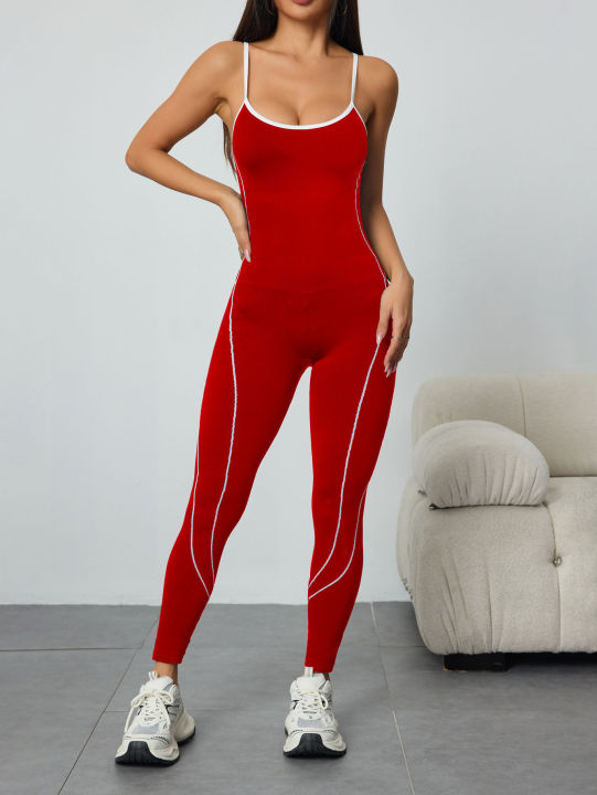 Women%20Seamless%20Yoga%20Jumpsuit%20Workout%20Bodysuit%20Tummy%20Control%20Butt-Lifting%20Gym%20Clothes%20Sleek%20Sportswear%20Striped%20Athletic%20Outfit%20-%20Image%207