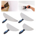Putty Scraper Stainless Steel Putty Scraper Wallpaper Paint Decals Plaster Scraper with Hanging Hole for Drywall Repair.
