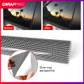 Tinting Perforated One-Way Adhesive Wrap Film Car Black White Tinting Mesh Sticker Perforated Vinyl Privacy Window Film. 