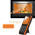 Meat thermometer, accurately measures the temperature of grilled meat, wifi mobile phone connection, multi-language switchable,. 