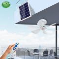 အားသွင်းချိတ်ပန်ကာ Rechargeable AC/DC Mini Ceiling Fan with LED Lights. 