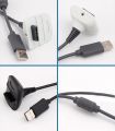1.5M Games USB Play Charging Charger Cable Cord For XBOX 360 Wireless Controller Handle Connection Cable Accessory.