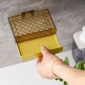 Wall Mounted Plastic PS Modern Rectangle Shaped Luxury Soap Box Soap Dish Kitchen Sponge Holder.
