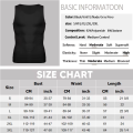 Men Slimming Vest Body Shaper Compression Shirt Sleeveless Shapewear Abs Abdomen Training Workout Corset Tummy Control Tank Top.
