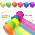 1 PC 30M 4cm UV Glow Tape Neon Party Stickters Glow In The Dark Wedding Birthday Streamers Luminous Blacklight Bright Hanging De. 