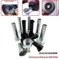 Universal Motorcycle 35mm 42mm 45mm 48mm 60mm DB Killer Exhaust Can Muffler Insert Baffle DB Killer Silencer Stainless Steel. 