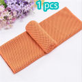 1-10 pcs Cooling Towel Instant Relief Microfiber Cool Towels Chilling Neck Wrap Ice Cold Rags Sports Fitness Camping Cycling.