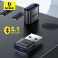 Baseus USB Bluetooth Adapter Dongle Adaptador Bluetooth 5.1 for PC Laptop Wireless Speaker Audio Receiver USB Transmitter. 