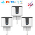 Tuya WiFi EU Compliance Smart Socket APP Remote Control with Timed On/Off Function Smart Speaker Voice Switch. 