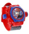 Unbranded Plastic Summer Watch for Boys - Spider Man Projector Flashlight Style - Red/Blue. 