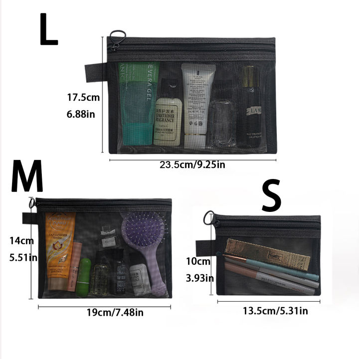 1/5/10pcs%20Mesh%20Clear%20Cosmetic%20Bags%20Women%20Black%20Makeup%20Bag%20Portable%20Travel%20Toiletry%20Organizer%20Case%20Lipstick%20Storage%20Pouch%20%20-%20Image%206
