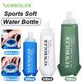 NEWBOLER 300ml/500ml/700ml Soft Flask Foldable Silicone Water Bottle TPU Running Kettle for Outdoor Camping Running Cycling. 