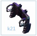 Original 100% K21 pugb helper 4 inch connect game Holder peace elite fast button shooting controller for PUBG rules of survival game trigger joystick game for iOS Android phone. 