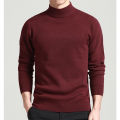 Men Sweater Solid Pullovers Mock Neck Spring And Autumn Wear Thin Fashion Undershirt Size M to 4XL Men Clothing. 