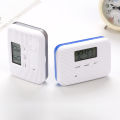 Portable Smart Pill Box Timed Reminders 4/6 Compartments Pill Organizer Electronic Reminder Pill Case with Timer 5-Group Alarm. 