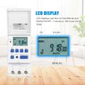 THC15A Digital LCD Power Programmable Timer Switch Relay 16A Amp Electronic Weekly 7 Days 16 On & Off Relay Timer Control.