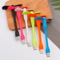 USB Flexible Bendable Fan For Power Bank Laptop PC AC Charger Portable Hand Fan (Multi Colour). 