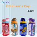 Children's Plastic Water Cup, Straw Cup, Duckbill Portable Creative Adult Male And Female Student Baby Cute Cup. 