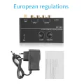PP500 Phono Preamp Preamplifier Headphone Preamplifier Microphone Enlarge Mixer with Level Volume Control for Vinyl Turntable. 