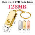 High speed USB Flash Drive 128MB Rotation Pen Drive Pendrive USB Memory Stick Business Promotion Gifts U disk. 