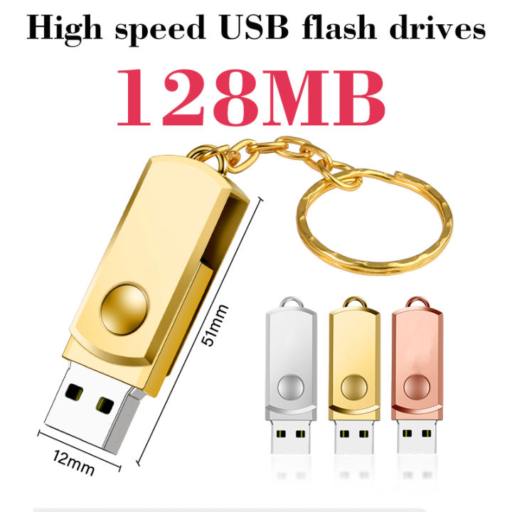 High speed USB Flash Drive 128MB Rotation Pen Drive Pendrive USB Memory Stick Business Promotion Gifts U disk