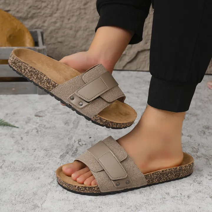 Men's%20One-Strap%20Sandals:%20Waterproof,%20Anti-Slip,%20Thick-Soled,%20Wear-Resistant,%20Soft-Soled,%20Comfortable,%20Everyday%20Slip-On%20Sandals.%20-%20Image%206