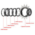 MUQZI Single Speed Cassette Cog 12T 13T 14T 15T 16T 17T 18T 19T 20T 21T 22T Bike Cassette Conversion Kit.