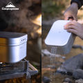 CAMPINGMOON Aluminum Oxide Portable Lunch Box, Open Flame Heated Outdoor Picnic Camping Lunch Box, Aluminum Lunch Box.