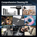 Portable  Air Blower & Vacuum Cleaner 2 in 1 Compressed Air Duster 6000mAh Cordless Duster Blower for Keyboard Computer Cleaning. 