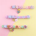 Fashion Rainbow Flower Cat Collar With Bell.