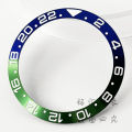 38mm Aluminum GMT Bezel Sloping Diving Watch Insert Watch Replace SUB 1 PCS Bezel Insert for NH35 NH34 NH36 Movement Watch Bezel. 