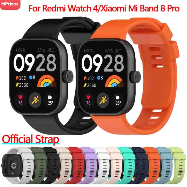 Silicone%20Strap%20For%20%20Redmi%20Watch%204%20Smart%20Watch%20Bracelet%20Replacement%20Correa%20For%20%20Mi%20Band%208%20Pro%20WristBand%20Accessories%20-%20Image%202