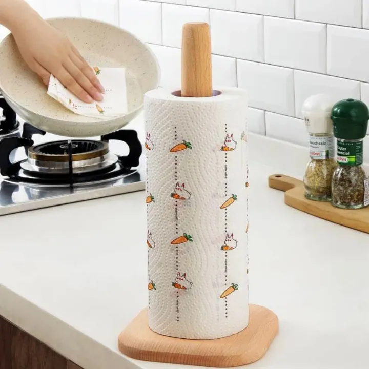 Kitchen%20Wooden%20Paper%20Towel%20Holder%20Vertical%20Shelf%20Simple%20Extended%20Vertical%20Holder%20(%20square%20shape%20)%20-%20Image%203