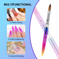 Kolinsky Nail Brush for Manicure Gel Brush for Nails Art Brush 3D Acrylic Liquid Powder Carving Gel Brush Liner Drawing Pen. 