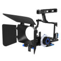 Andoer C500 Camera Camcorder Video Cage Rig Kit Film Making System for GH4 for A7S/A7/A7R/A7RII/A7SII/A7IV ILDC.