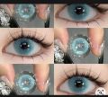 Shade Name: Ferozi, Soft Color Contact Lenses/ Eye Lenses / Fashion Lenses / Cosmetics Lenses / Big Eye Lenses, 100% Original Product With Kit. 