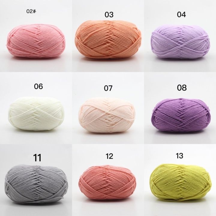 %F0%9F%87%B9%F0%9F%87%ADThai%20(YM)%20milk%20cotton%20yarn%204ply/%2050%20color,%20weight%2050g,%20yarn%20for%20creating%20beautiful%20clothes%20pattern%20-%20Image%203