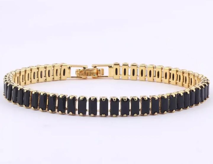Luxury%20Baguette%20Cut%20Crystal%20Bracelet%20for%20Women%20-%20Elegant%2018K%20Gold%20Plated%20Tennis%20Bracelet%20-%20Red,%20Black%20&%20Champagne%20Colors%20-%20Image%204