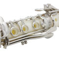 SLADE Clarinet Bb 17 Keys 6 Rings Clarinet Blackwinds White Clarinetto Portable Clarinet Professional Woodwind Instruments. 